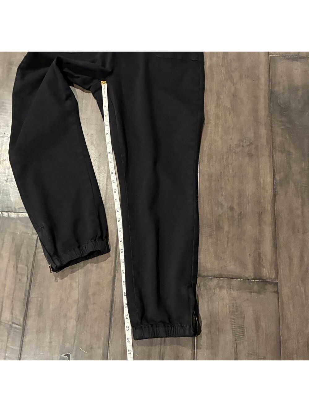Paige Mayslie Denim Jumpsuit in Washed Black - Size 6 - Picture 13 of 16